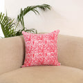 Pink - hand batik cushion cover 13 - handcrafted