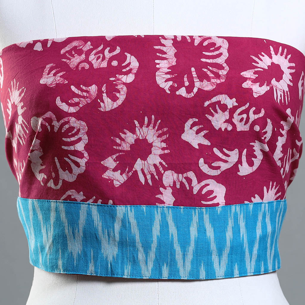 Buy Hand Batik Printed Cotton Blouse Piece 