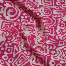 Pink - Hand Batik Printed Cotton Blouse Piece