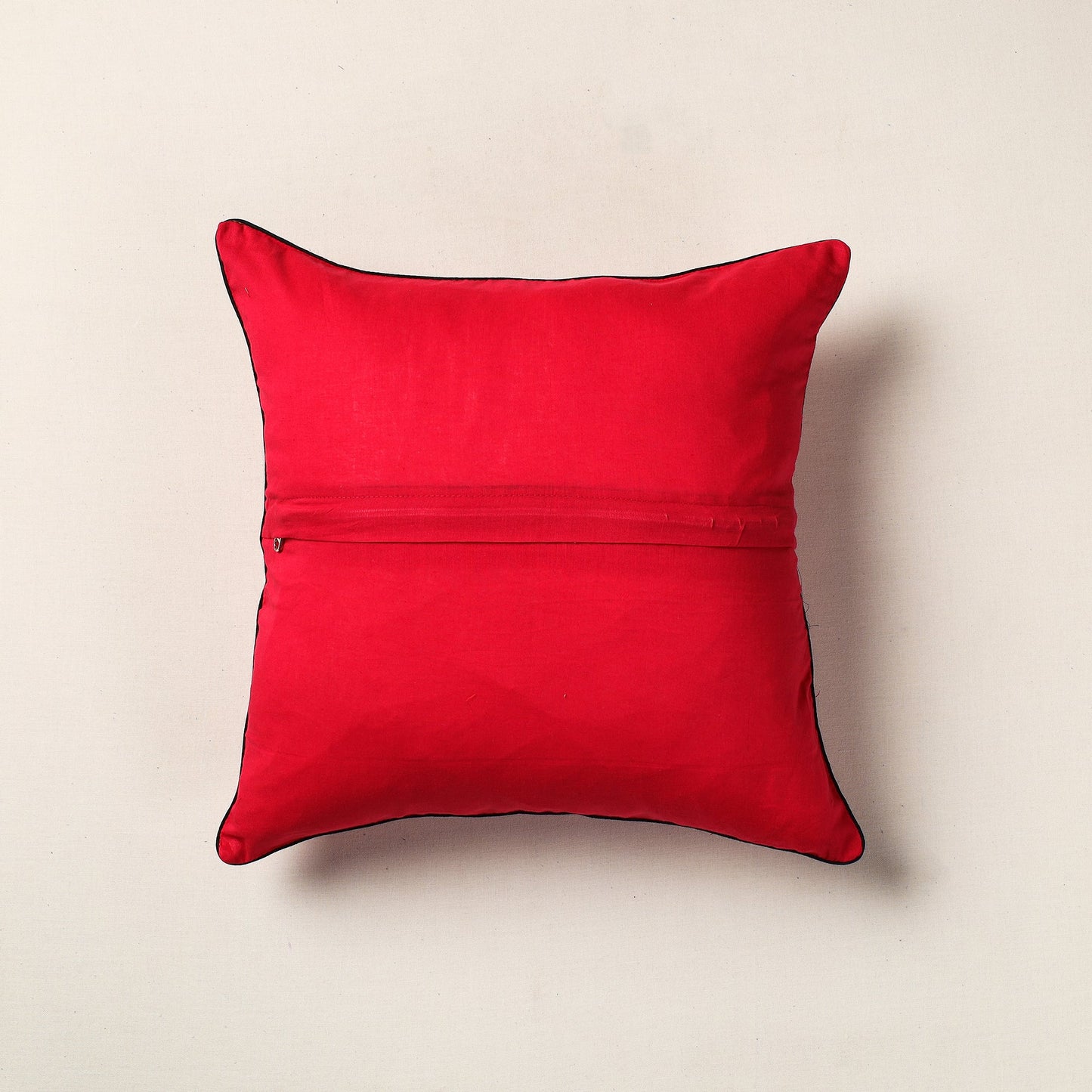 Pink Hand Batik Printed Cotton Cushion Cover