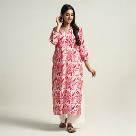 Hand Batik Printed kurta