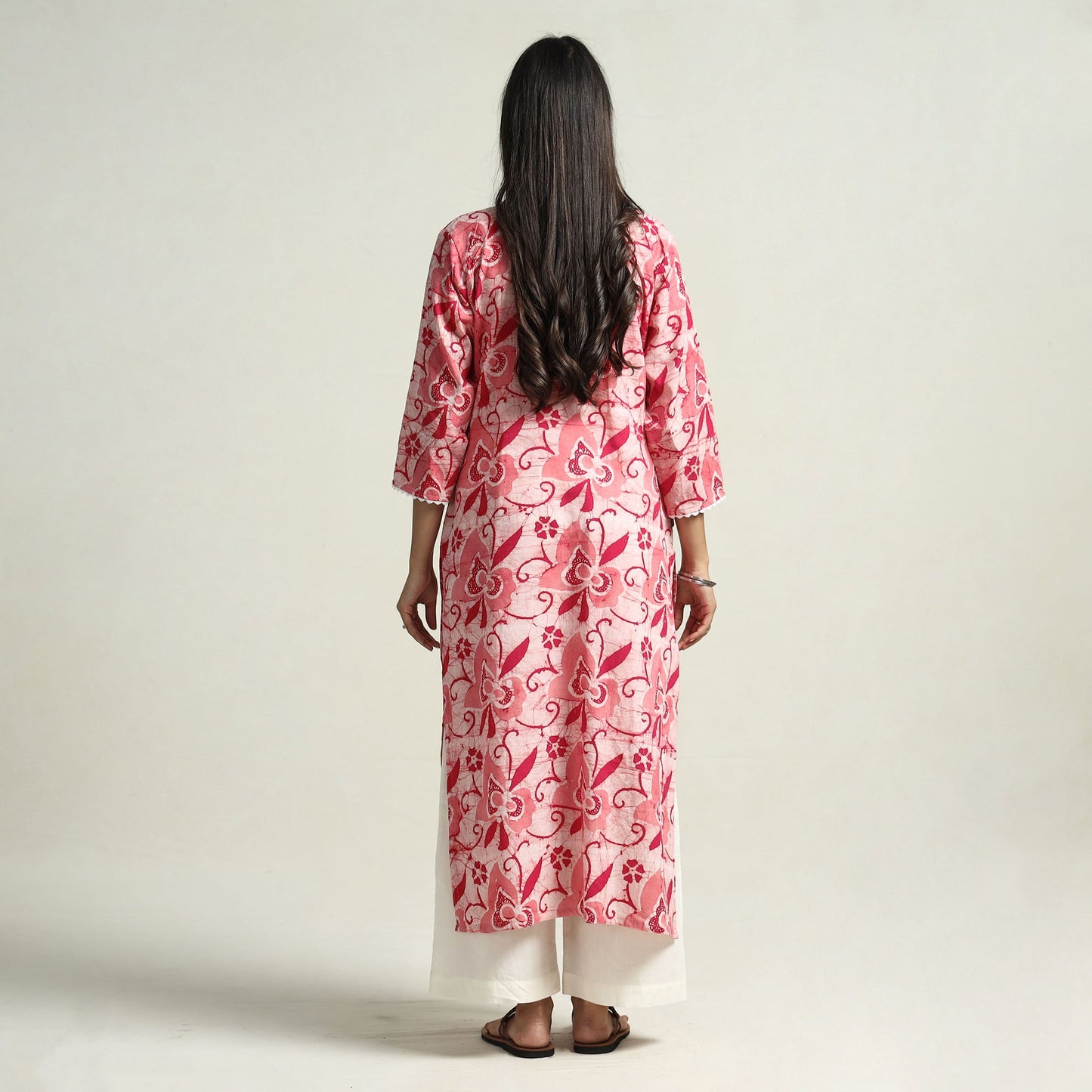 Hand Batik Printed kurta