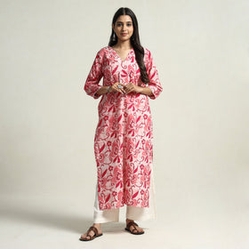 Hand Batik Printed kurta