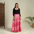 Buy Hand Batik Print Running Stitch Cotton Long Skirt