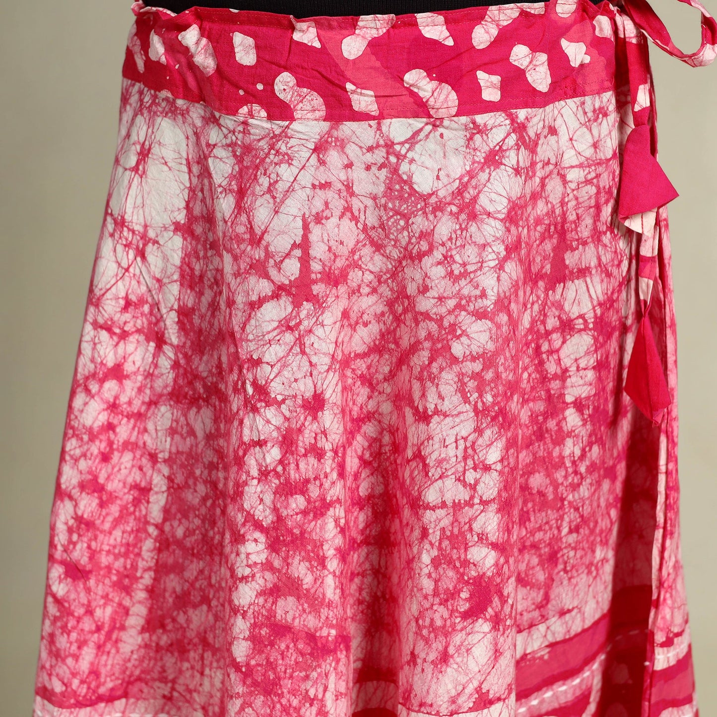 Buy Hand Batik Print Running Stitch Cotton Long Skirt