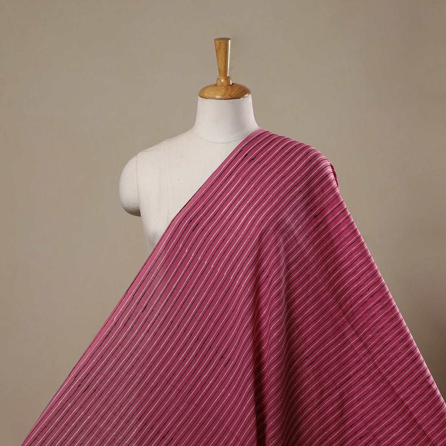 Hand akola slub cotton fabric 12 - handcrafted