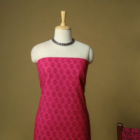 Hand block bagh print cotton 3pc unstitched dress material