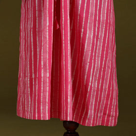 Hand batik cotton long kaftan 13 - handcrafted