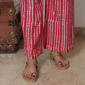  Hand Batik Printed Cotton Kurta with Palazzo & Dupatta Set 06 