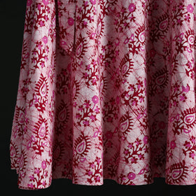 Hand block batik print cotton wrap around skirt 26