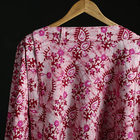 Hand block batik print cotton wrap around skirt 26