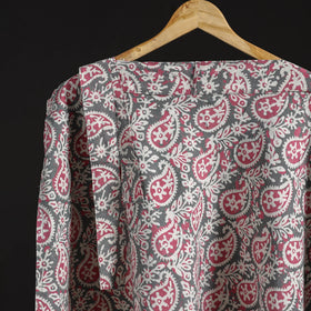 Hand batik cotton wrap around skirt 92 - handcrafted