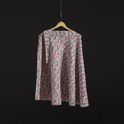 Hand batik cotton wrap around skirt 92 - handcrafted
