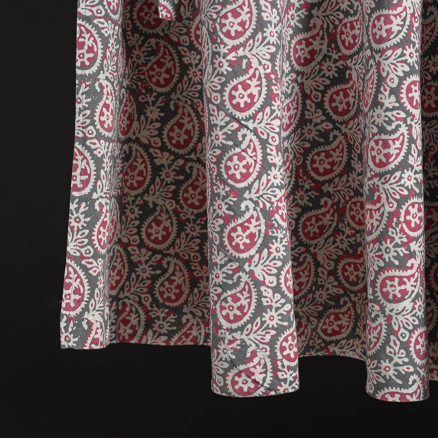 Hand batik cotton wrap around skirt 92 - handcrafted