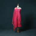 Hand block jaipur print cotton 3pc unstitched dress