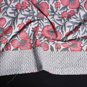 Hand block print cotton sanganeri blouse piece 78