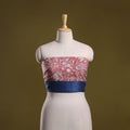 Hand block print cotton sanganeri blouse piece 79