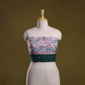 Hand block print cotton sanganeri blouse piece 83