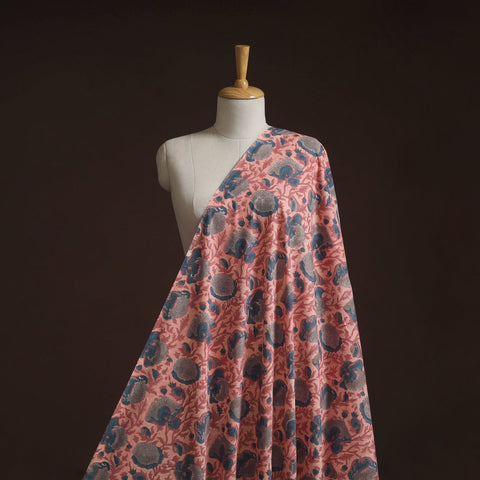 Hand block print cotton sanganeri fabric 18 - handcrafted