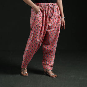 Hand block print cotton sanganeri salwar 02 - handcrafted