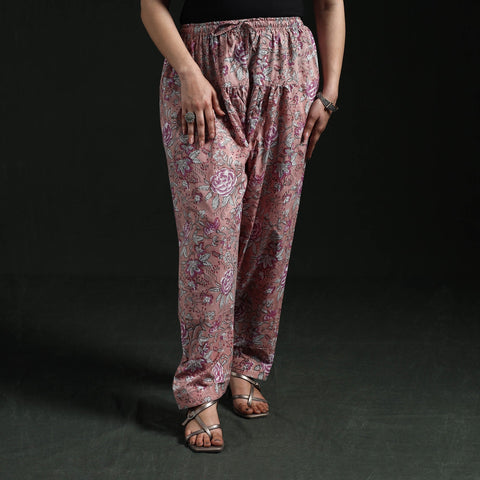 Hand block print cotton sanganeri salwar 03 - handcrafted