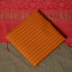 Hand block print mangalagiri cotton 3pc unstitched dress