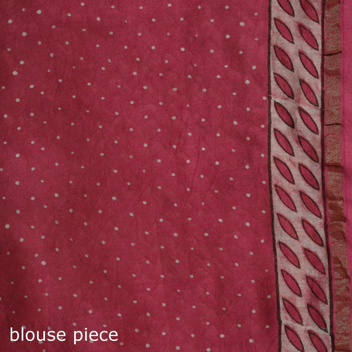 Hand block print natural dyed chanderi silk akola saree 16