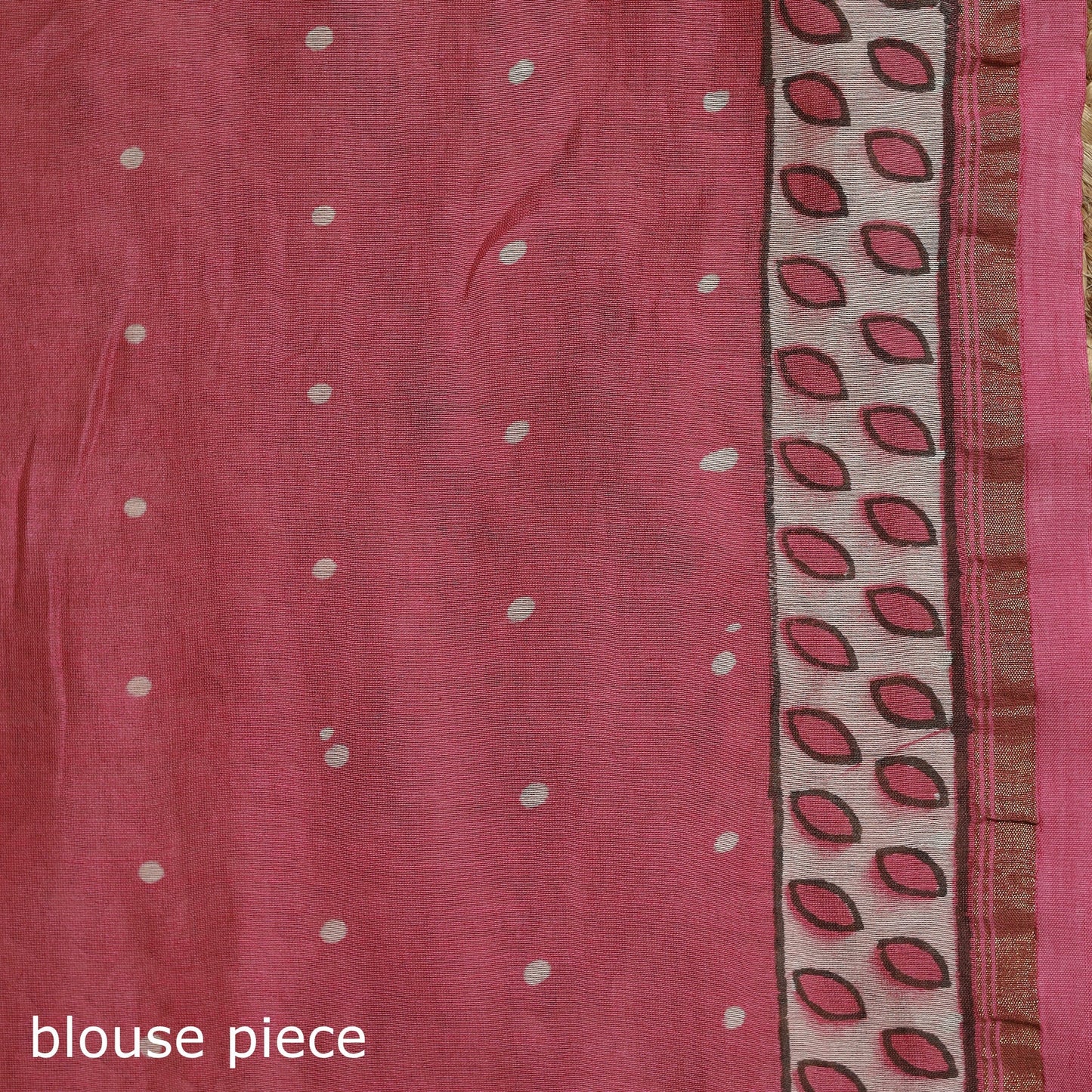 Hand block print natural dyed chanderi silk akola saree 28