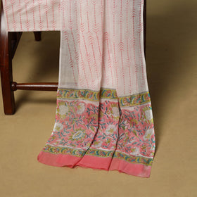 Hand sanganeri cotton 3pc unstitched dress material 04
