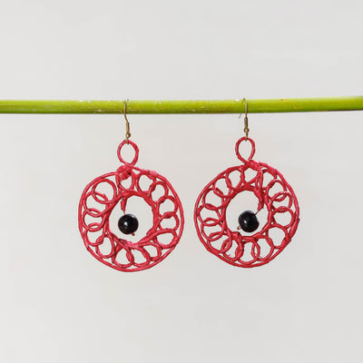 sikki grass earrings