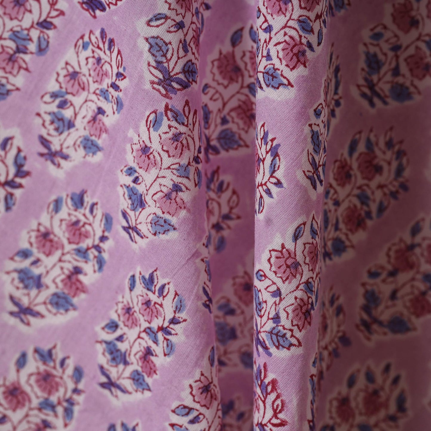 Hand cotton sanganeri fabric 02 - handcrafted