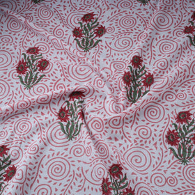 Hand cotton sanganeri fabric 06 - handcrafted