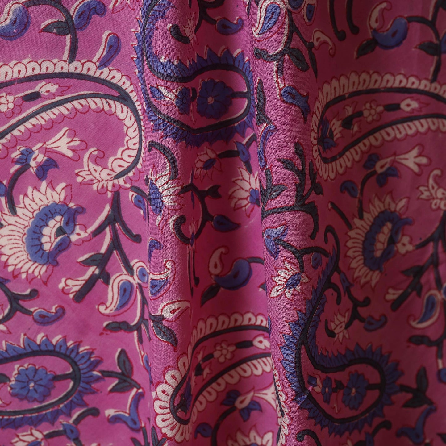 Hand cotton sanganeri fabric 14 - handcrafted