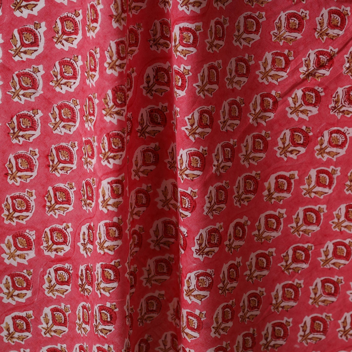 Hand cotton sanganeri fabric 51 - handcrafted