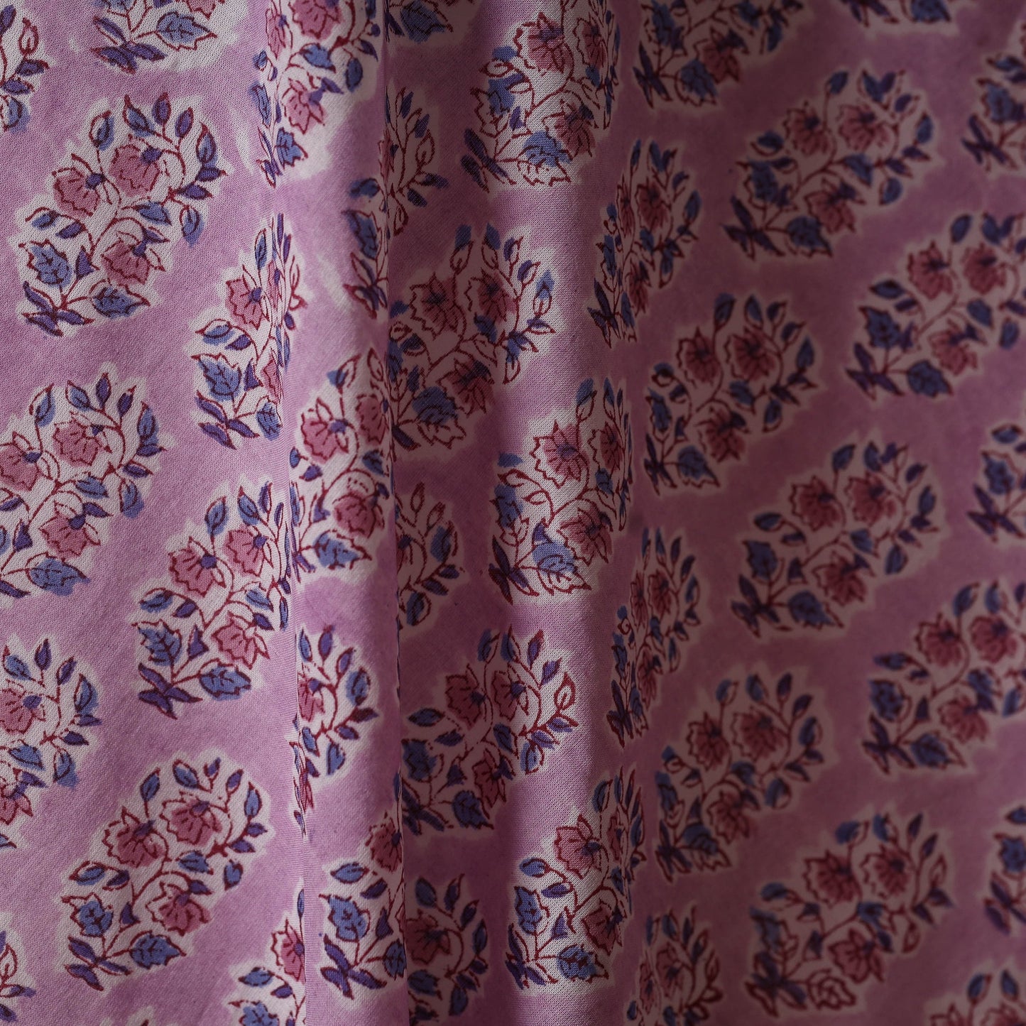 Hand cotton sanganeri fabric 62 - handcrafted