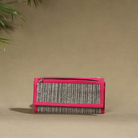 Pink Handcrafted Audio Tape Clutch Wallet