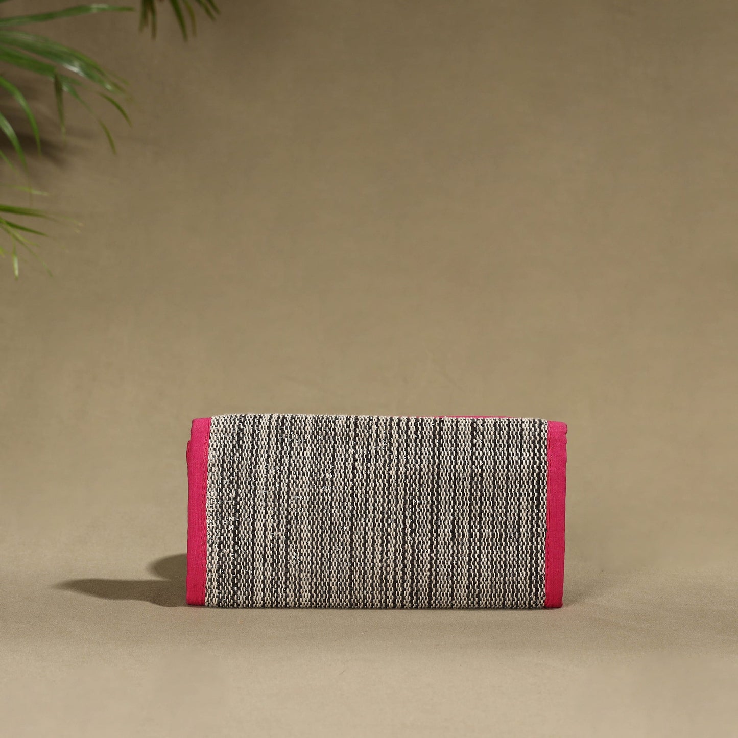 Pink Handcrafted Audio Tape Clutch Wallet