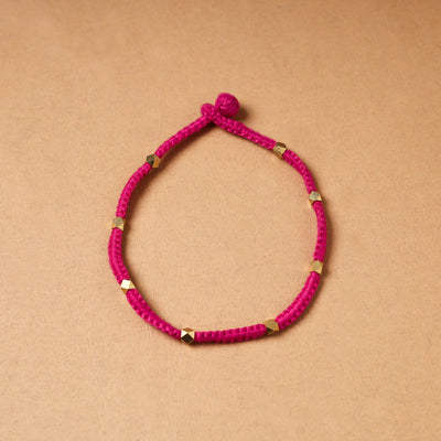  Handcrafted Beads & Thread Work Patwa Anklet