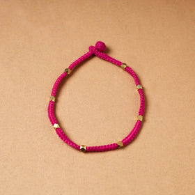  Handcrafted Beads & Thread Work Patwa Anklet