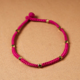  Handcrafted Beads & Thread Work Patwa Anklet