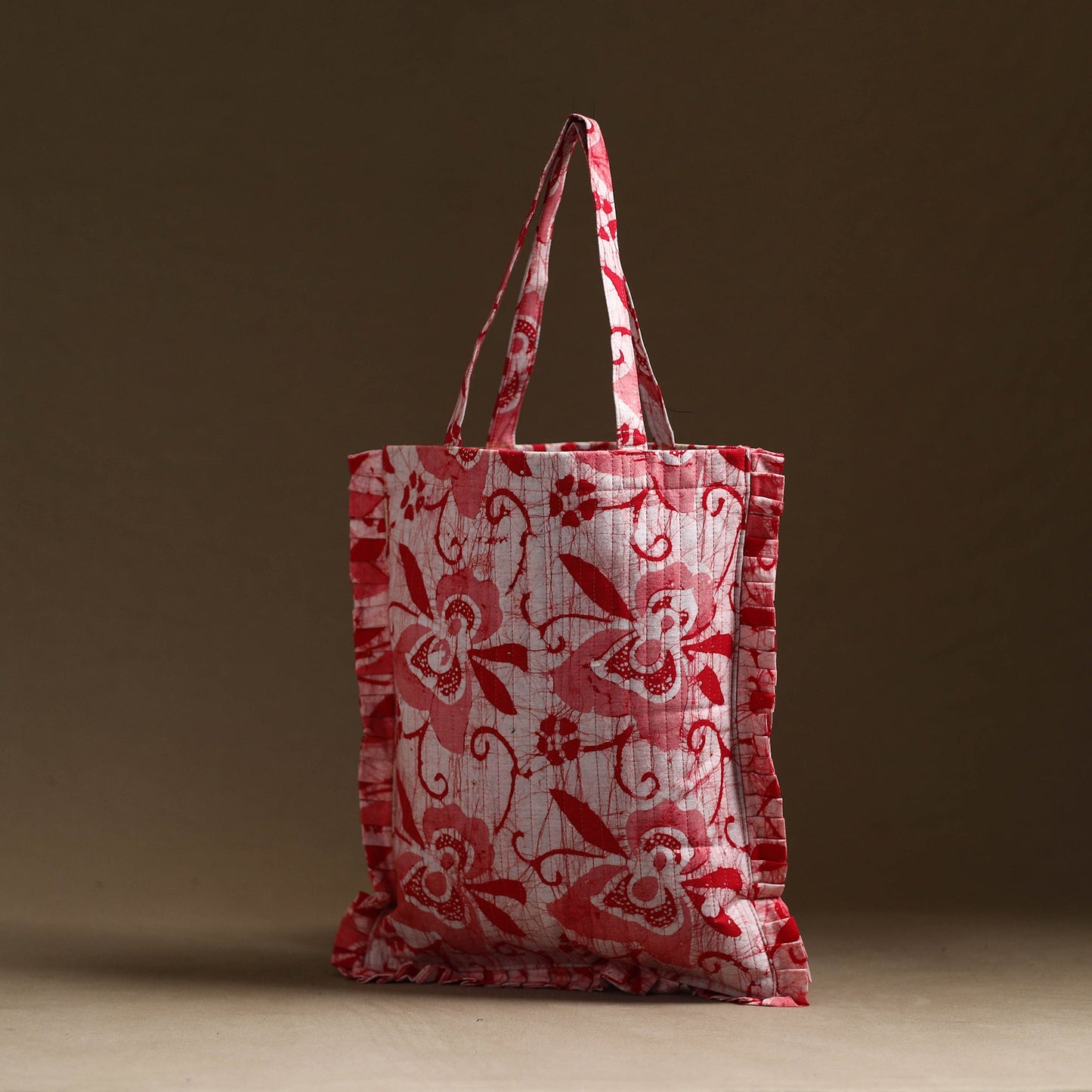 Handcrafted Cotton Frill Jhola Bag