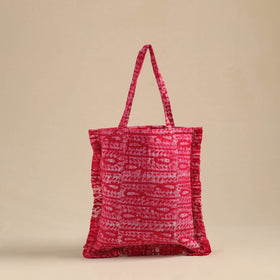  Pink Handcrafted Indian Cotton Jhola Bag Online
