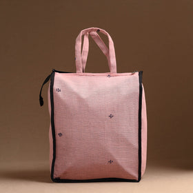 Pink Handcrafted Cotton Shopping Bag 10