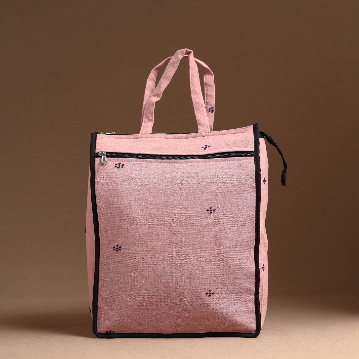 Pink Handcrafted Cotton Shopping Bag 10