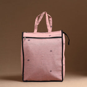Pink Handcrafted Cotton Shopping Bag 10