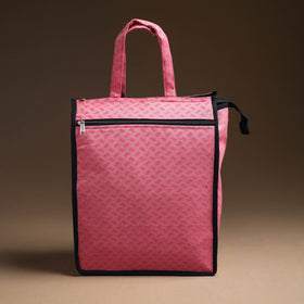 Pink Handcrafted Cotton Shopping Bag 16