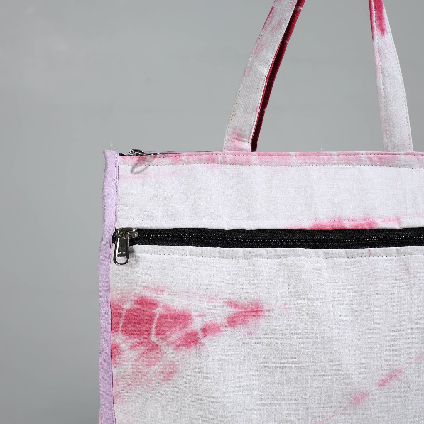 Pink Handcrafted Cotton Shopping Bag 22