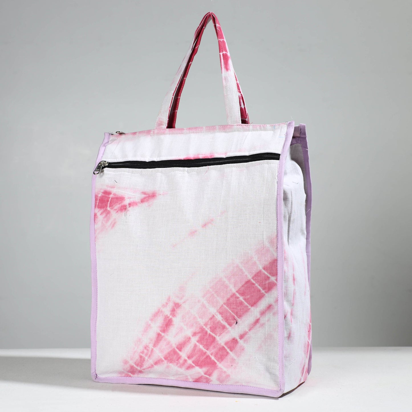 Pink Handcrafted Cotton Shopping Bag 22