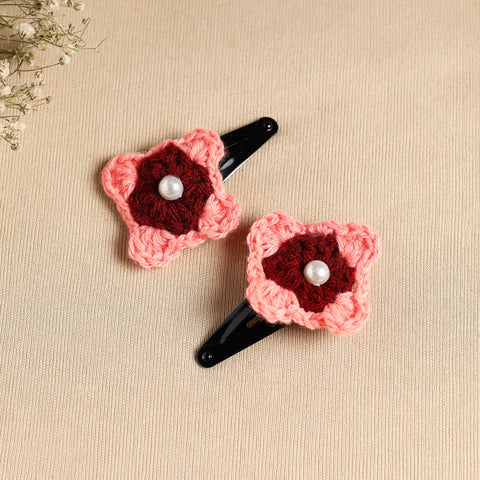 Butterfly Hair Clips for Women – Crochet Set