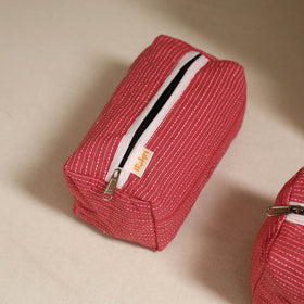 Handcrafted fabric toiletry bags (set of 3) 05